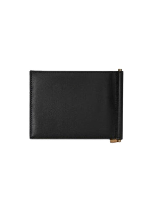 Tiny Cassandre Bill Clip Wallet In Shiny Leather 607738 02G0W1000 SAINT LAURENT 