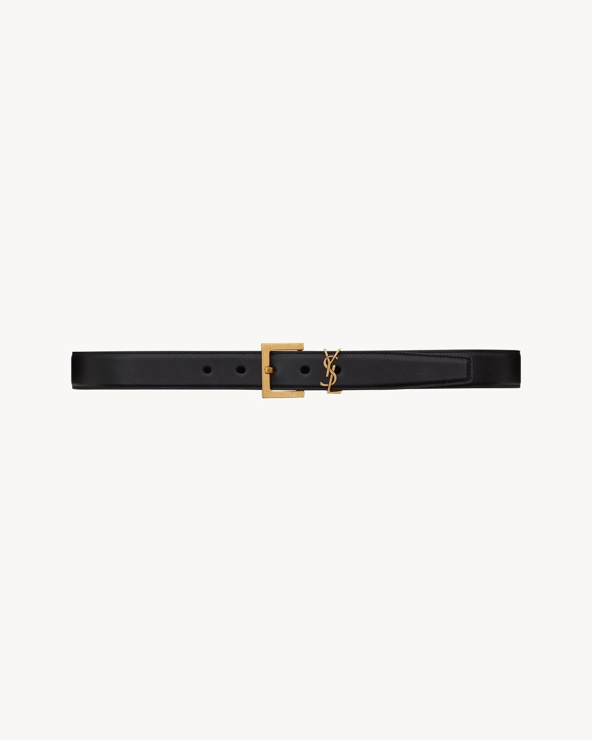 Cassandre Belt in smooth leather 634437 BOO0W1000 SAINT LAURENT 