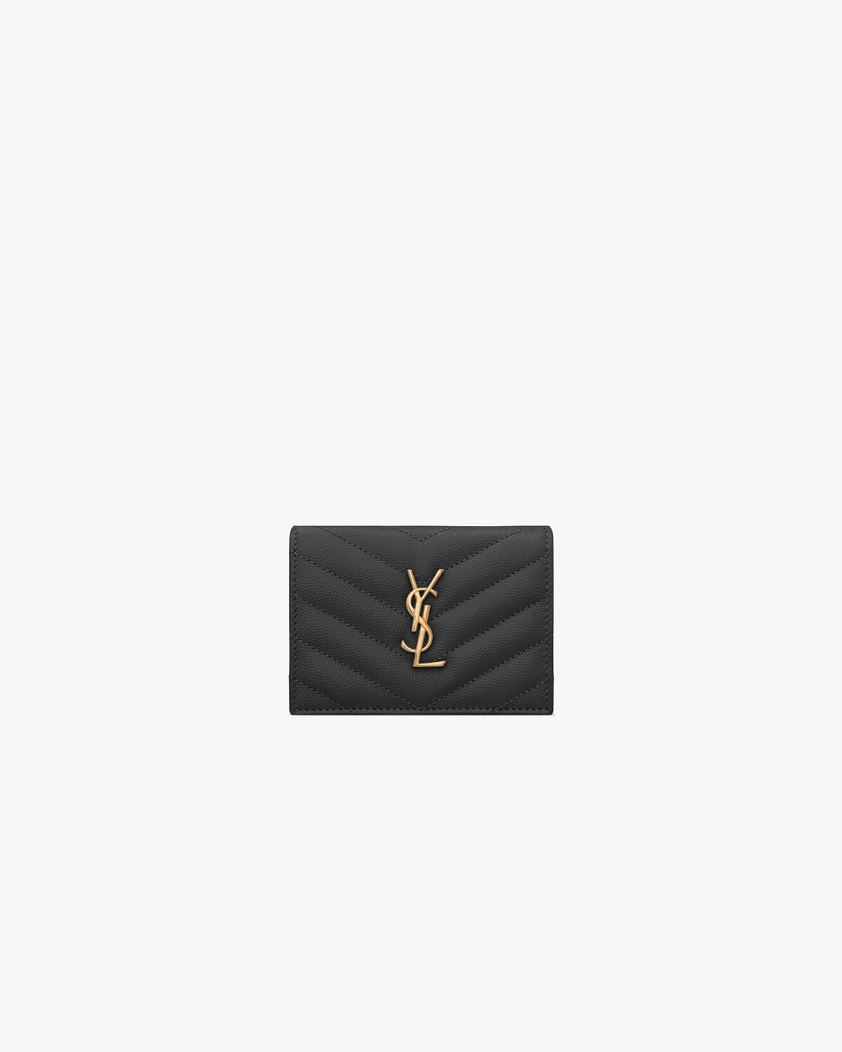 Cassandre Matelasse flap card 668290 BOWA11000 SAINT LAURENT 
