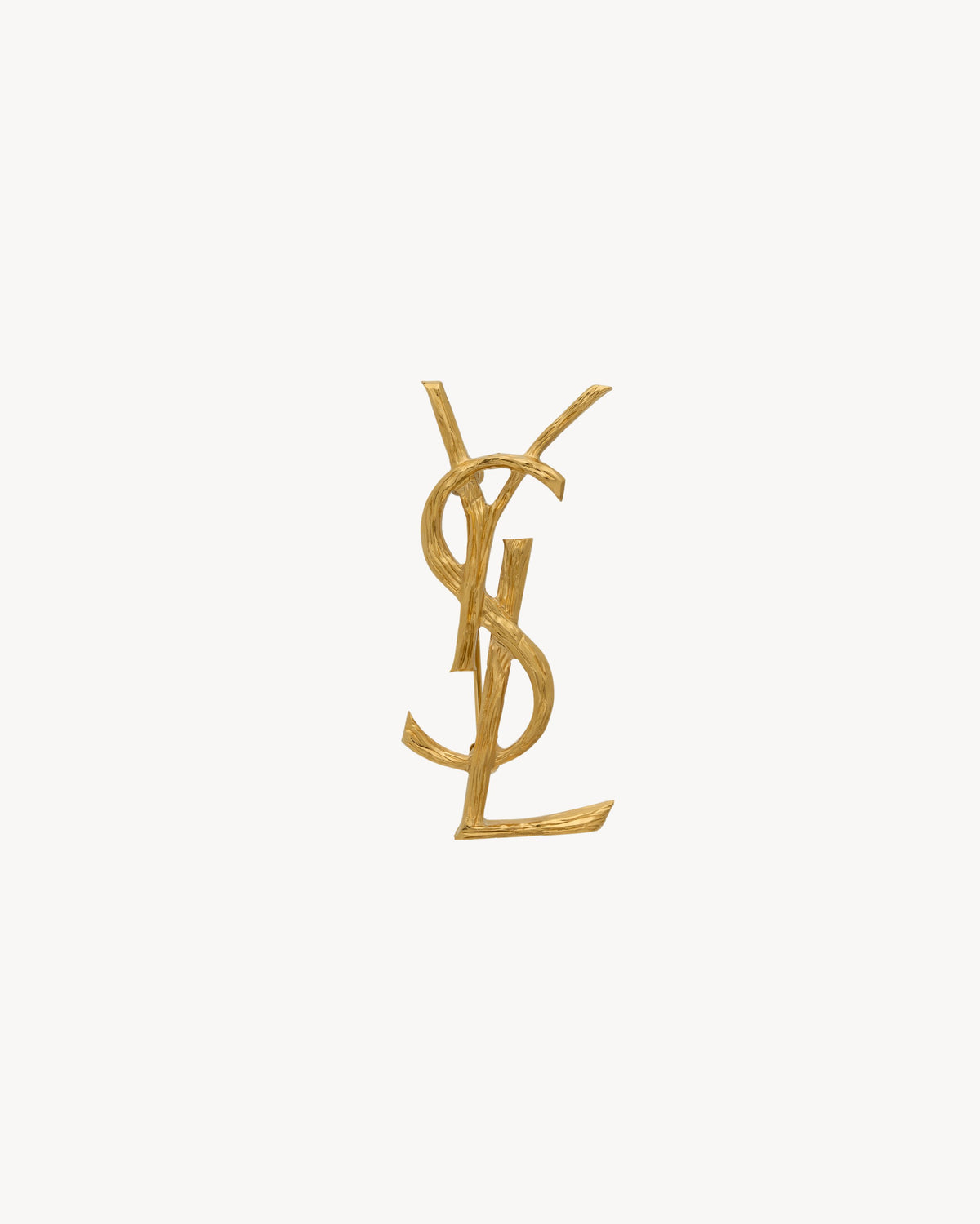 Cassandre brooch in metal 748486 Y15008007 SAINT LAURENT 