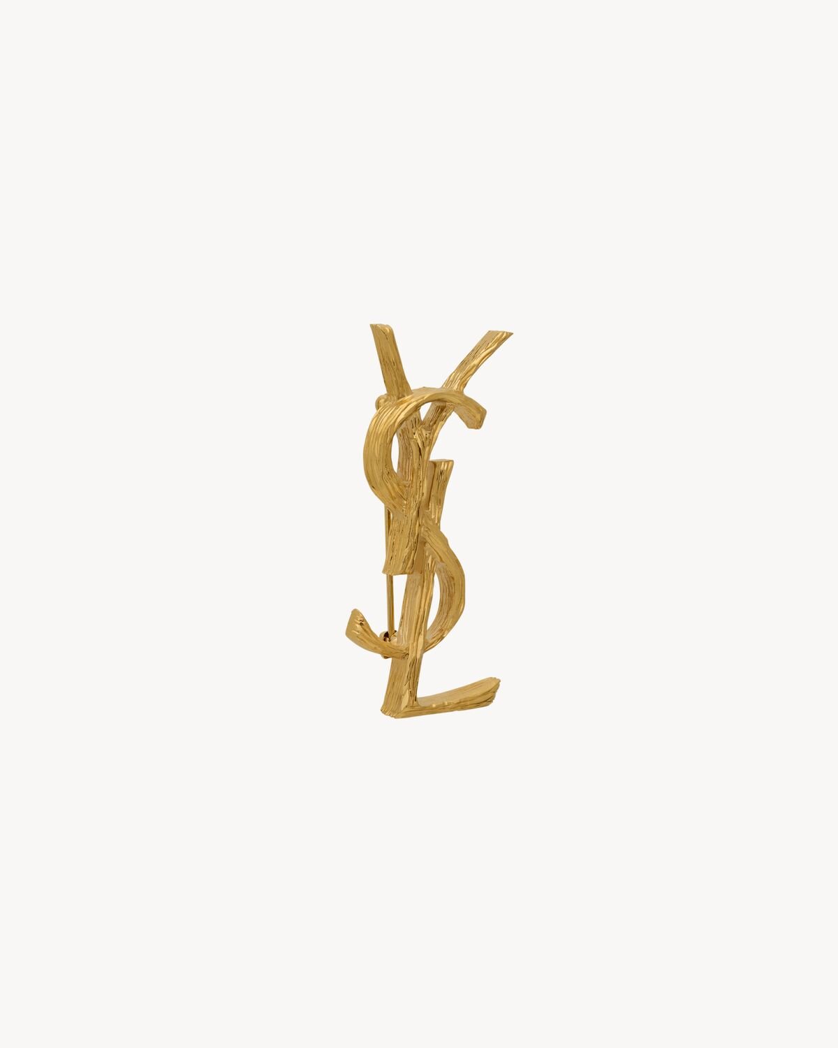 Cassandre brooch in metal 748486 Y15008007 SAINT LAURENT 