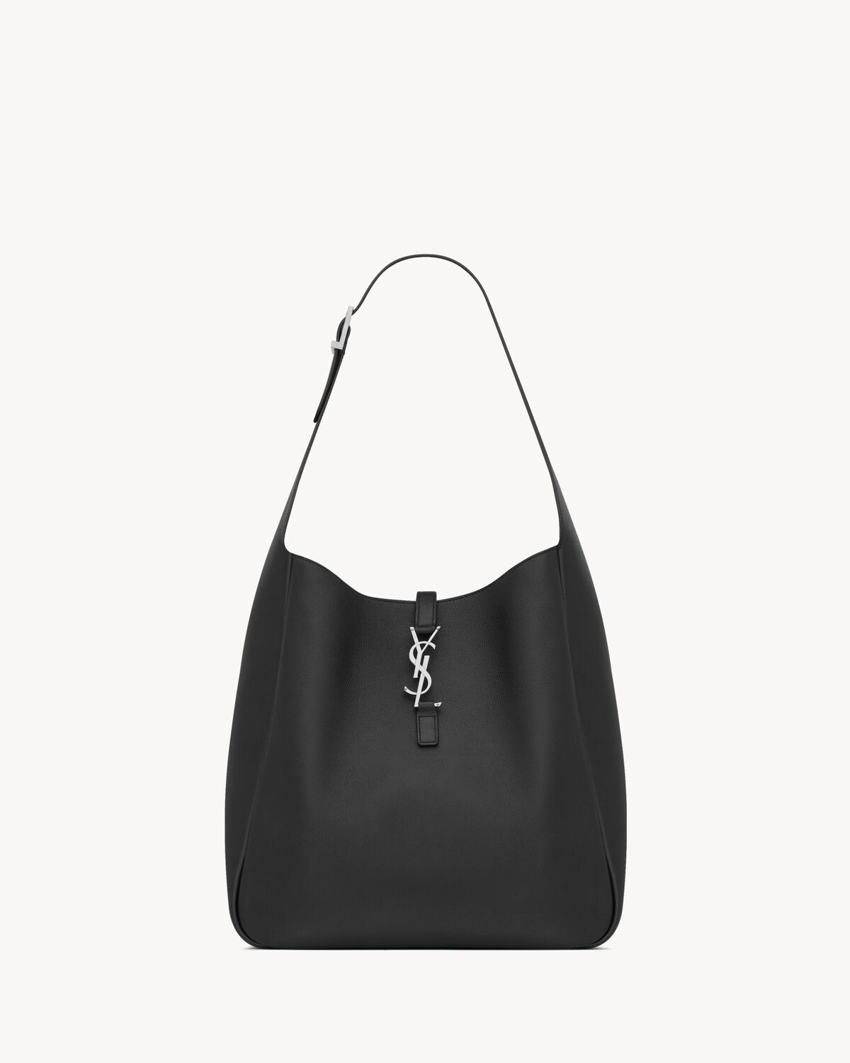 LE 5 À 7 supple LARGE in grained leather 753837 AACQG1000 SAINT LAURENT 