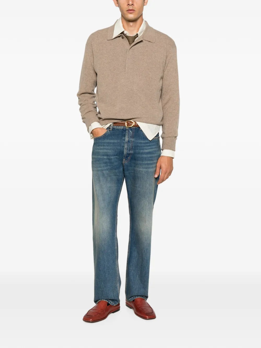 Loose straight mid-rise jeans 795478 Y09XK4338 SAINT LAURENT 