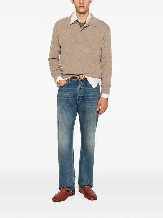 Loose straight mid-rise jeans 795478 Y09XK4338 SAINT LAURENT 