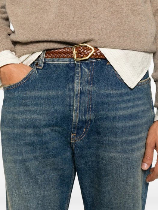 Loose straight mid-rise jeans 795478 Y09XK4338 SAINT LAURENT 