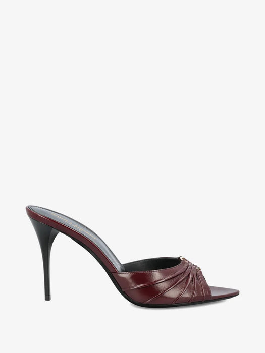 BABYLONE mules in smooth leather 799606 AAEHF6629 SAINT LAURENT 