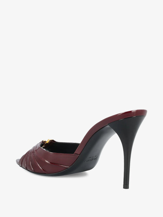 BABYLONE mules in smooth leather 799606 AAEHF6629 SAINT LAURENT 