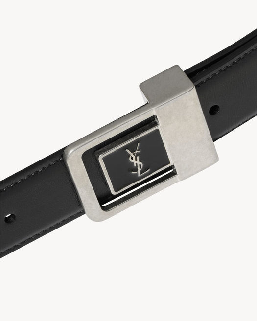 LA 66 belt in smooth leather 847812 AAG6L1000 SAINT LAURENT 