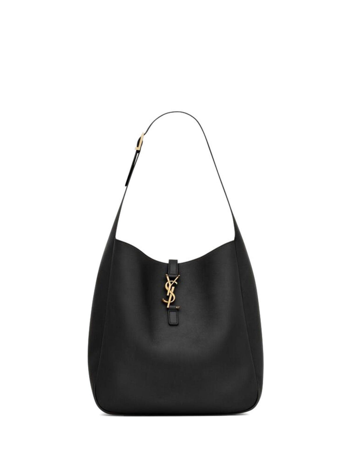 LE 5 À 7 supple LARGE in grained leather 850545 AAAUQ1000 SAINT LAURENT 
