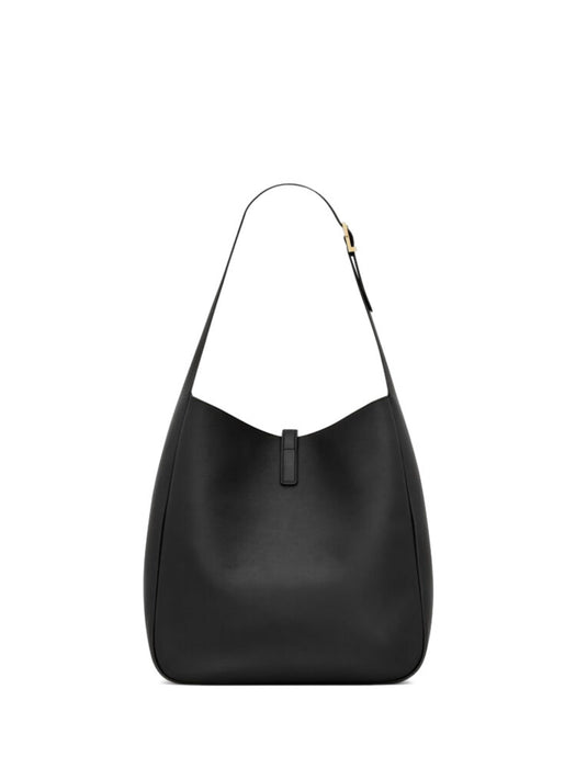 LE 5 À 7 supple LARGE in grained leather 850545 AAAUQ1000 SAINT LAURENT 