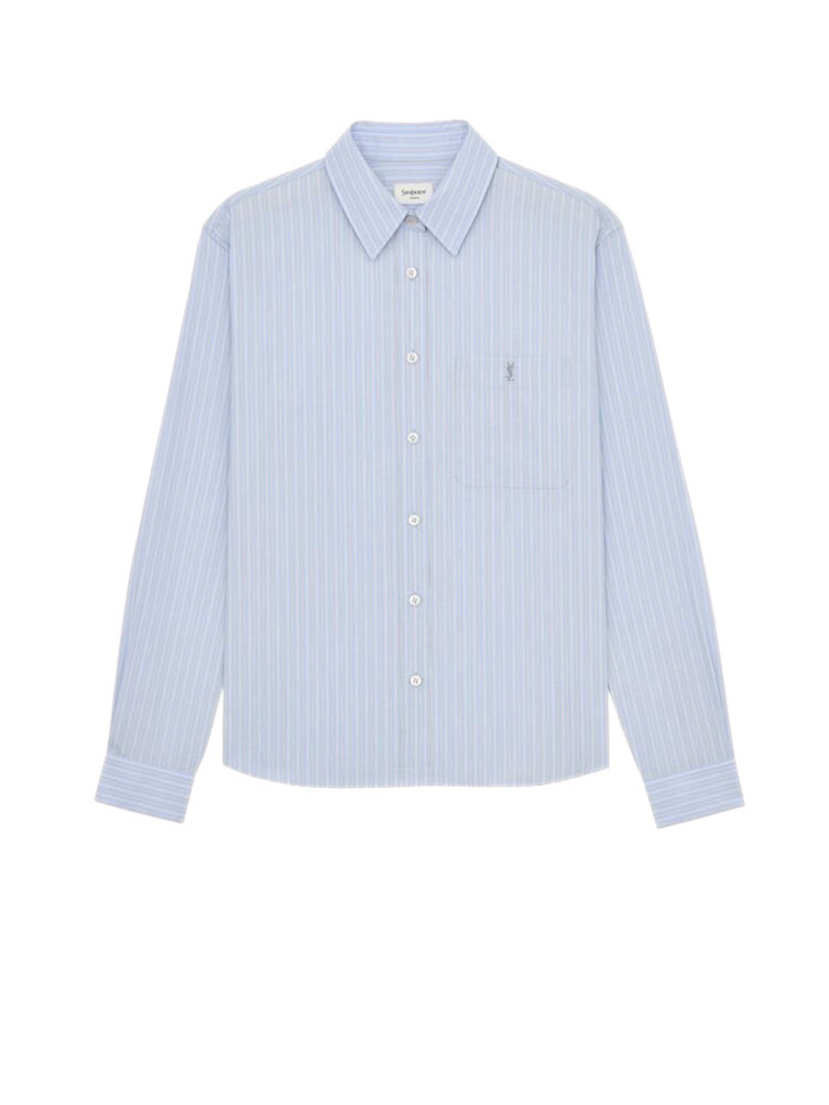 CASSANDRE shirt in striped cotton poplin 861080 Y7J664427 SAINT LAURENT 