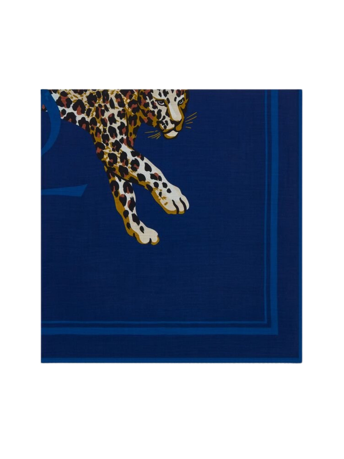 CASSANDRE square scarf in wool twill 863719 3Y2004188 SAINT LAURENT 