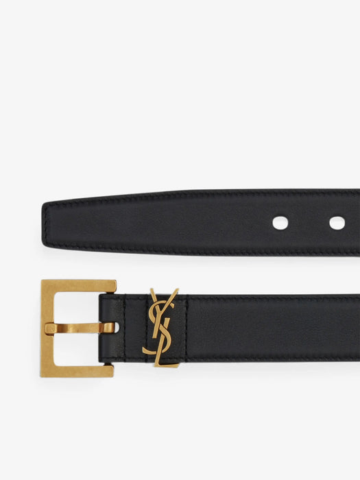 Cassandre Vadim reversible belt in smooth leather 864585 BOO0W1000 SAINT LAURENT 