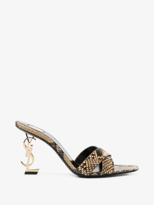 Opyum snakeskin-effect sandals 867791 LAAO17090 SAINT LAURENT 
