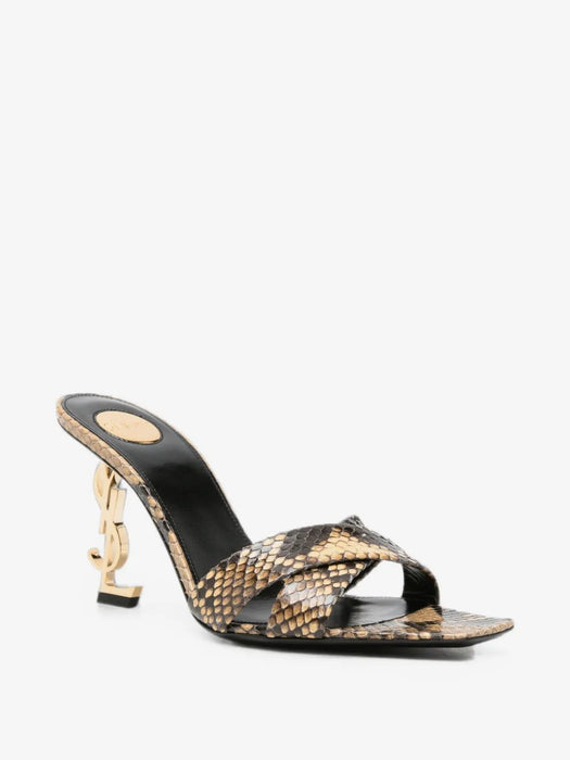 Opyum snakeskin-effect sandals 867791 LAAO17090 SAINT LAURENT 