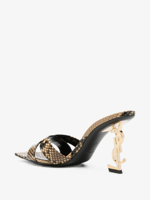 Opyum snakeskin-effect sandals 867791 LAAO17090 SAINT LAURENT 