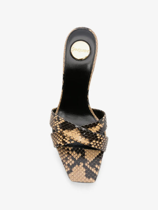 Opyum snakeskin-effect sandals 867791 LAAO17090 SAINT LAURENT 