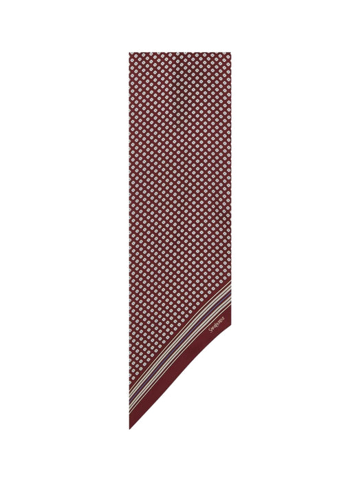 Lavallière scarf in silk twill 868256 3Y0016188 SAINT LAURENT 