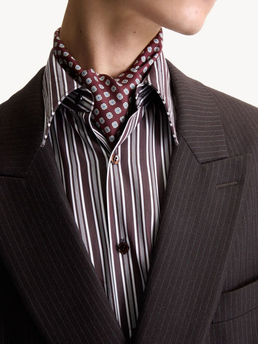 Lavallière scarf in silk twill 868256 3Y0016188 SAINT LAURENT 
