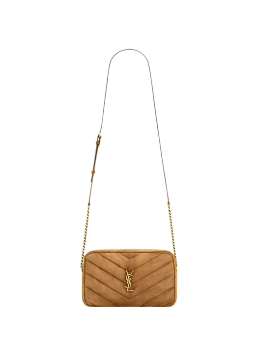 LOULOU camera bag in MATELASSÉ suede 869468 AAEY62916 SAINT LAURENT 