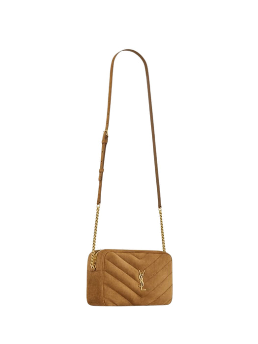 LOULOU camera bag in MATELASSÉ suede 869468 AAEY62916 SAINT LAURENT 