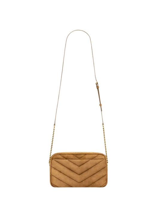 LOULOU camera bag in MATELASSÉ suede 869468 AAEY62916 SAINT LAURENT 