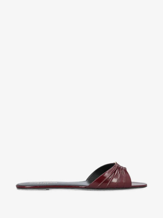 Babylone slides in smooth leather 869658 AAEHF6629 SAINT LAURENT 