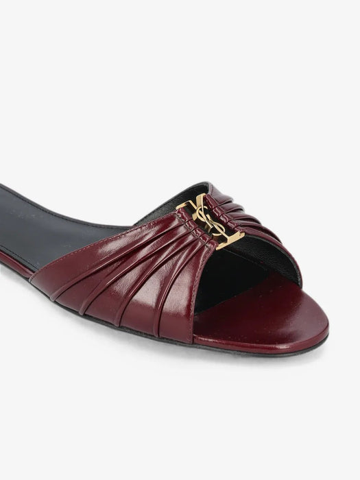 Babylone slides in smooth leather 869658 AAEHF6629 SAINT LAURENT 