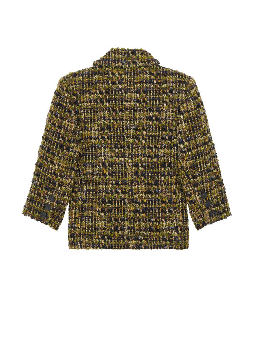 Single-breasted jacket in tweed<BR/> 871063 Y3L803113 SAINT LAURENT 