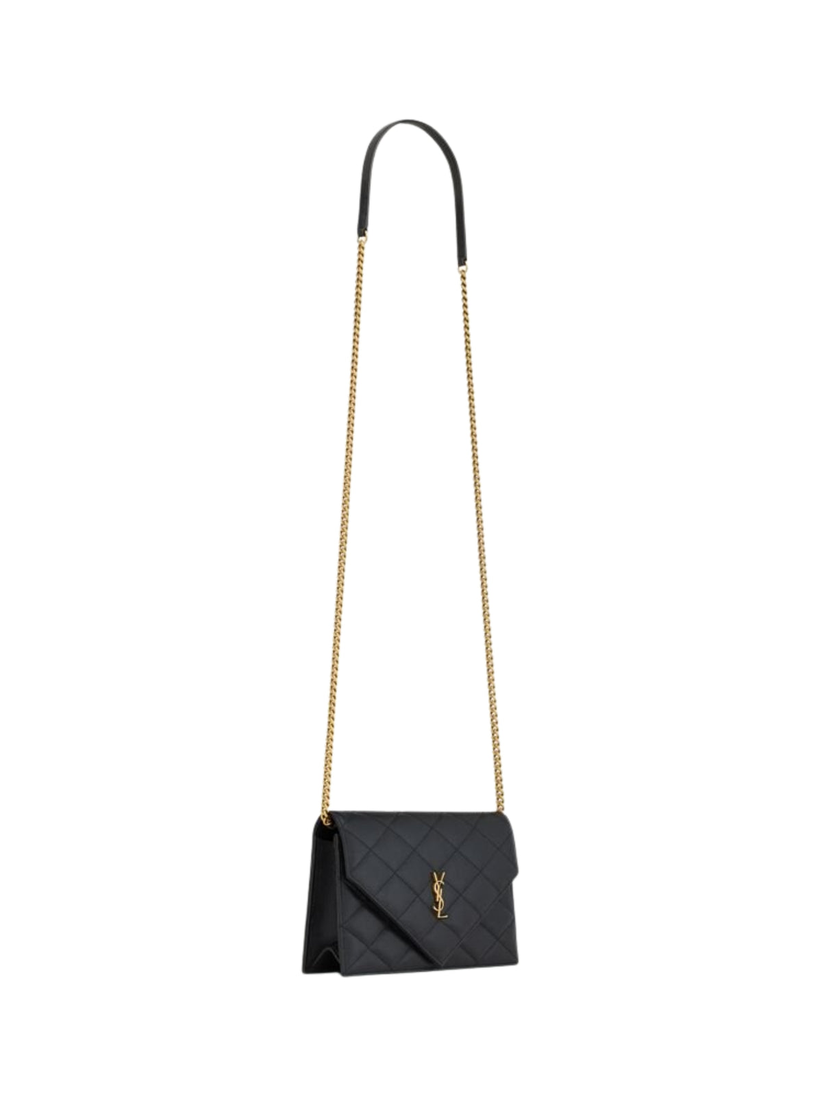 PARIS chain wallet in GRAIN DE POUDRE leather 871149 AAGOZ1000 SAINT LAURENT 