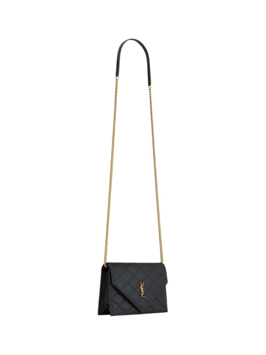 PARIS chain wallet in GRAIN DE POUDRE leather 871149 AAGOZ1000 SAINT LAURENT 