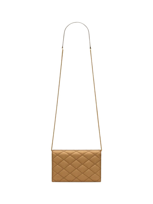 PARIS chain wallet in metallic leather 871149 AAGX08644 SAINT LAURENT 