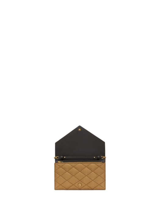 PARIS chain wallet in metallic leather 871149 AAGX08644 SAINT LAURENT 