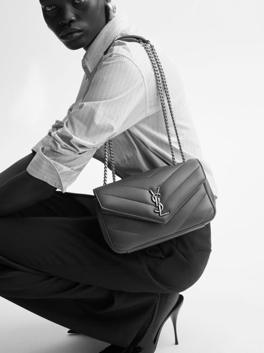 LOULOU small in MATELASSÉ lambskin 871618 AAEAX1000 SAINT LAURENT 