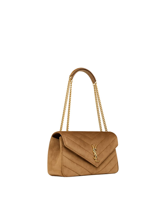 Loulou Medium in Matelassé Suede 871619 AAEY62916 SAINT LAURENT 