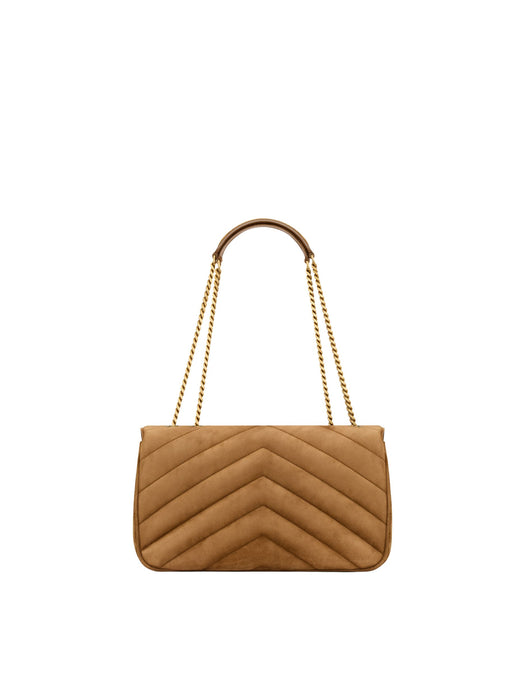 Loulou Medium in Matelassé Suede 871619 AAEY62916 SAINT LAURENT 