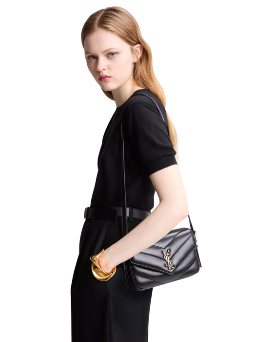Loulou Toy Crossbody in Matelassé Lambskin 873156 AAEAX1000 SAINT LAURENT 