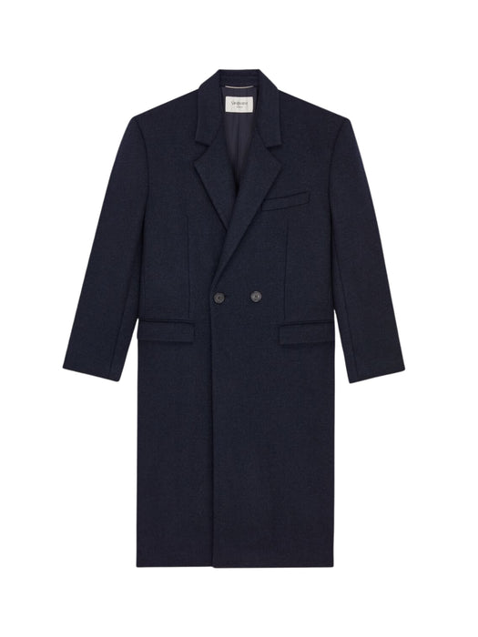 80's coat in double-face wool felt 873406 Y1O104140 SAINT LAURENT 