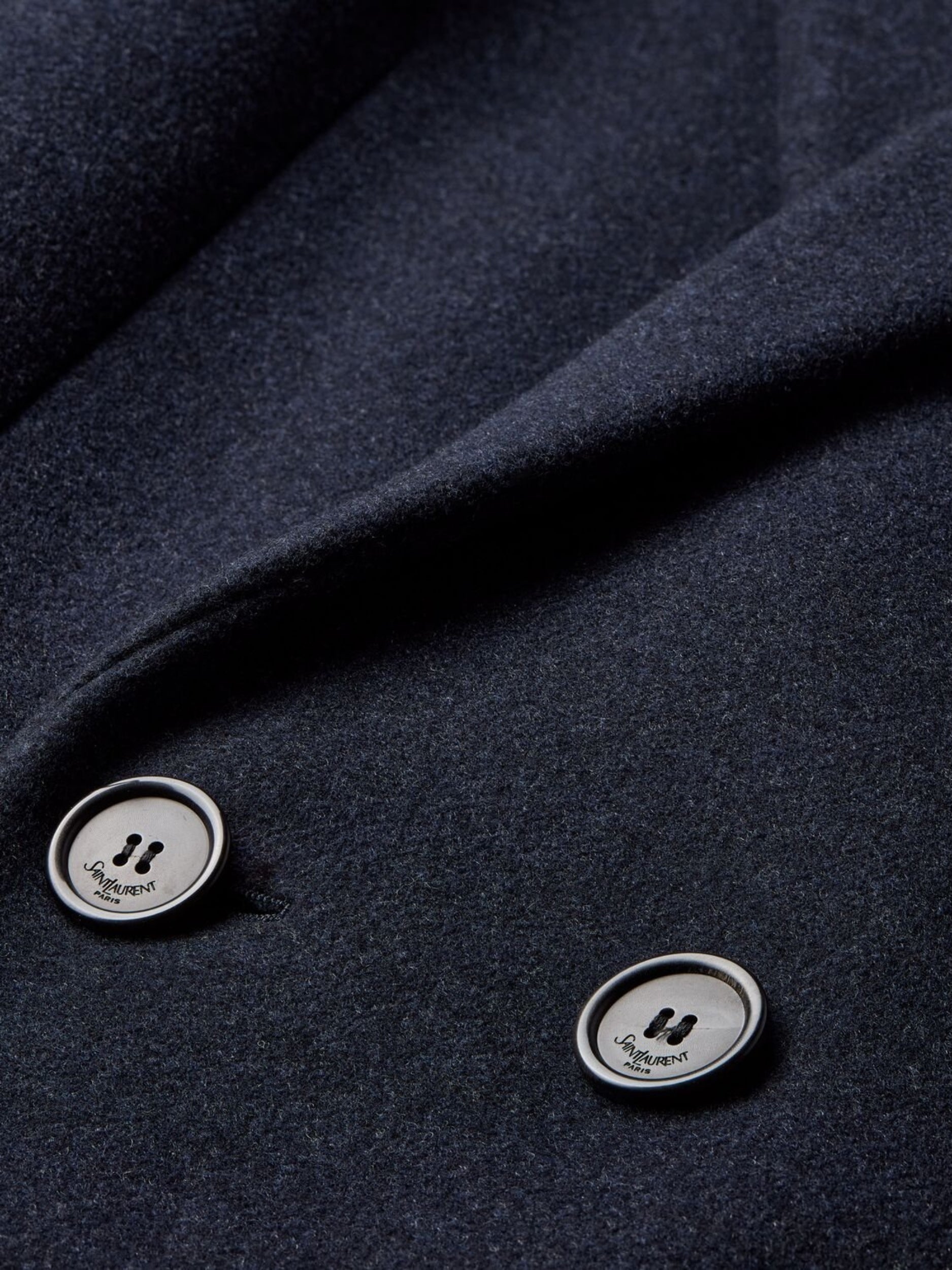 80's coat in double-face wool felt 873406 Y1O104140 SAINT LAURENT 