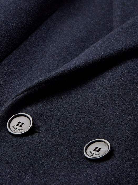 80's coat in double-face wool felt 873406 Y1O104140 SAINT LAURENT 