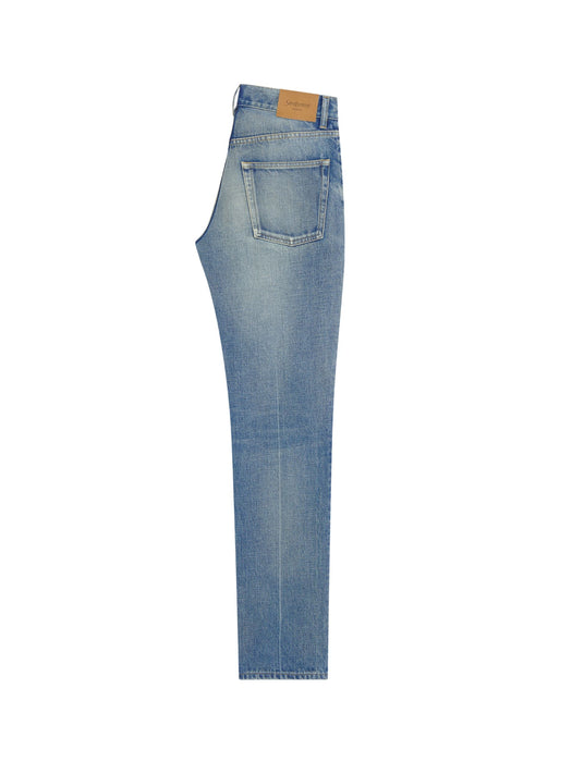 Mid-Rise Straight Jeans<BR/> 873827 Y863G4293 SAINT LAURENT 