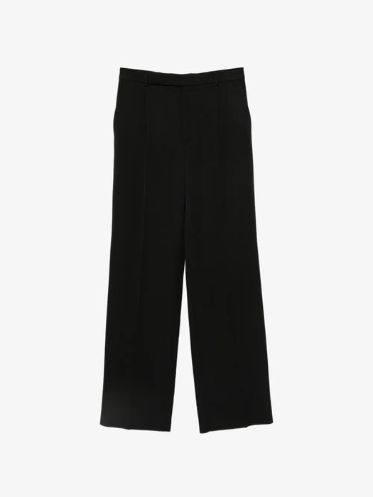 Pressed-crease wide-leg trousers A000O7 Y7E631000 SAINT LAURENT 