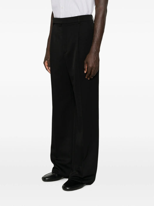 Pressed-crease wide-leg trousers A000O7 Y7E631000 SAINT LAURENT 