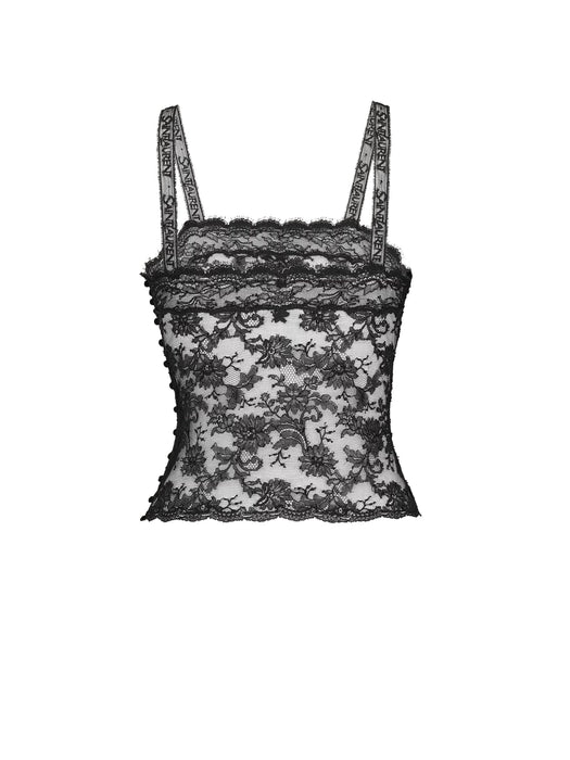 Lace camisole<BR/> A000Q9 Y1K801000 SAINT LAURENT 