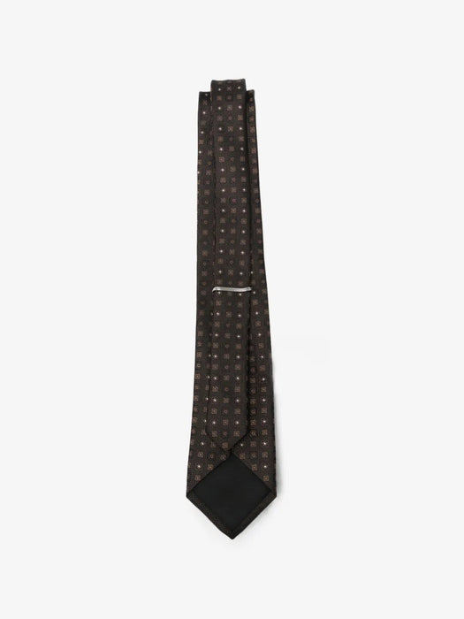 Jacquard silk tie A0013U 3Y0092565 SAINT LAURENT 