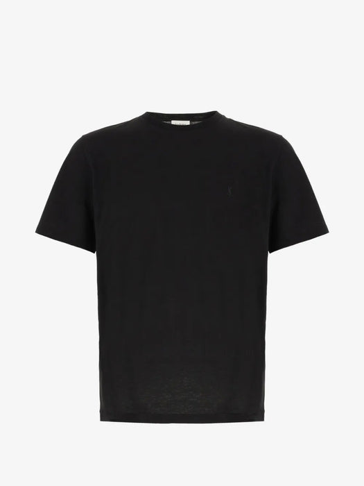 Cassandre-embroidered T-shirt A001EE Y38FG1000 SAINT LAURENT 