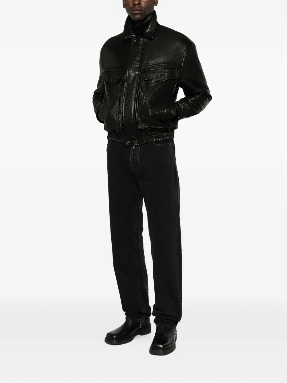 Logo-patch jeans A001N2 Y10YA1247 SAINT LAURENT 