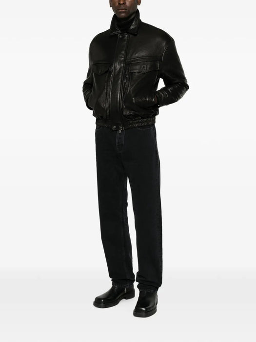Logo-patch jeans A001N2 Y10YA1247 SAINT LAURENT 