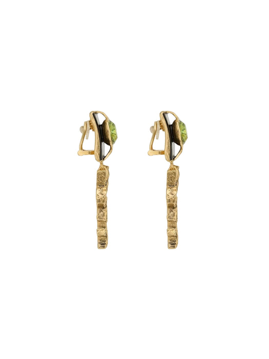 Cassandre pendant earrings in glass and enamel A001W1 Y15VE7131 SAINT LAURENT 