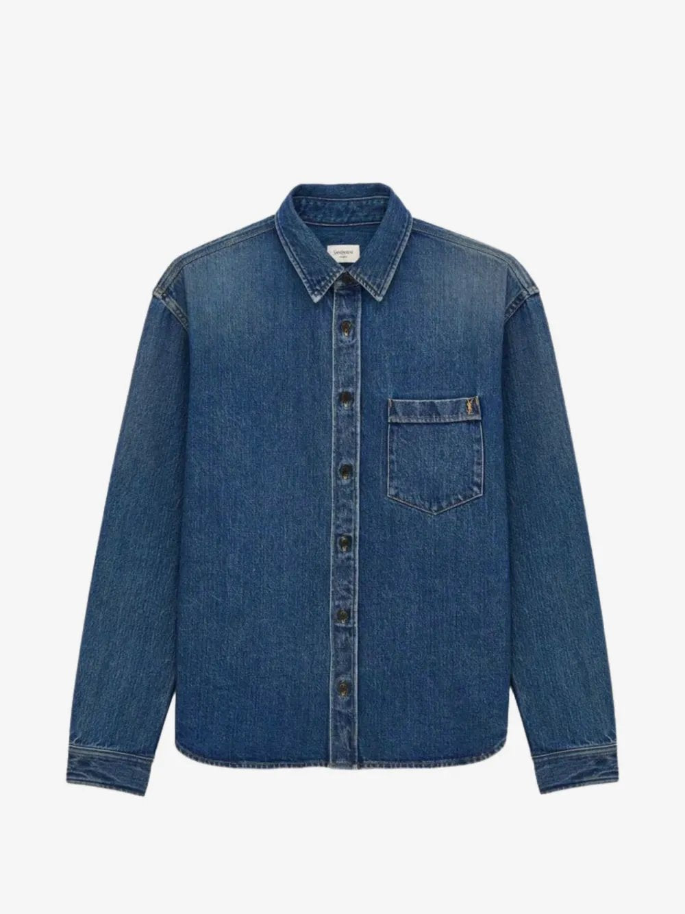 Cassandre shirt in denim A001X0 Y20PA5113 SAINT LAURENT 